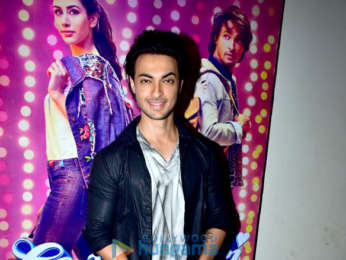 Ayush Sharma and Warina Hussain snapped promoting Loveratri at National College in Bandra