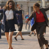 BFF Goals Fatima Sana Shaikh and Sanya Malhotra break into an impromptu DANCE on the streets of Europe (catch video)
