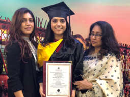 Bhumi takes a day off, rushes to Delhi for sister’s convocation!