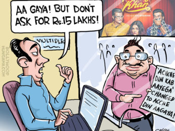 Bollywood Toons: ‘Achche Din Kahan hai’ changed to Achche din aagaya in Fanney Khan! Bollywood Toons: ‘Achche Din Kahan hai’ changed to Achche din aagaya in Fanney Khan!