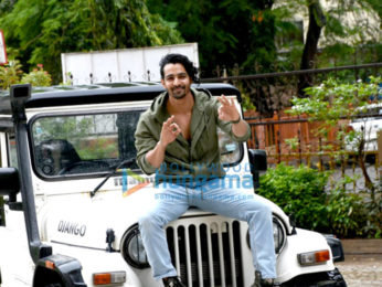 Gurmeet Choudhary and Harshvardhan Rane snapped promoting their film Paltan