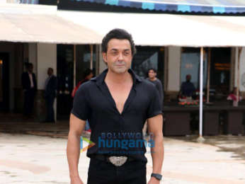 Cast and crew of Yamla Pagla Deewana Phir Se snapped during media interactions