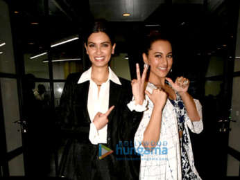 Cast of Happy Phirr Bhag Jayegi promote their film