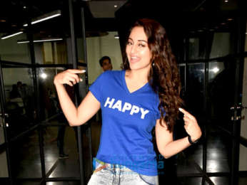 Cast of Happy Phirr Bhag Jayegi snapped during promotions