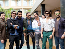 Cast of Paltan snapped during media interviews at Novotel in Juhu