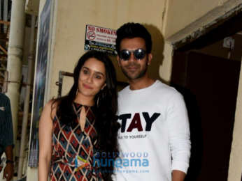 Cast of Stree promote their film
