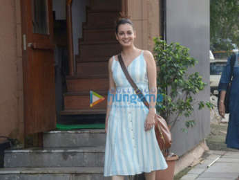 Dia Mirza snapped in Bandra