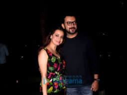 Dia Mirza snapped with her husband at Yauatcha in BKC