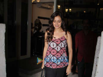 Dia Mirza spotted at BBlunt salon