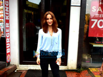 Elli Avram spotted at Bastian in Bandra