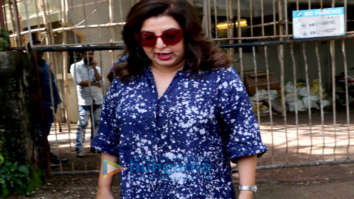 Farah Khan and Shweta Nanda snapped at Kromakay salon in Juhu
