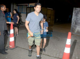 Farhan Akhtar snapped at Otters Club in Bandra
