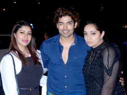 Gurmeet Choudhary snapped with wife at BKC