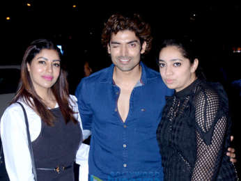 Gurmeet Choudhary snapped with wife at BKC