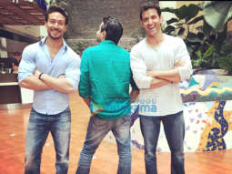 On The Sets Of The Movie Hrithik Roshan and Tiger Shroff’s untitled next