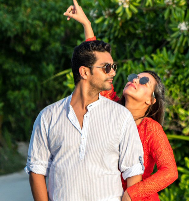 IN LOVE: Angad Bedi and Neha Dhupia take off on a fun-filled and romantic honeymoon [see pics]