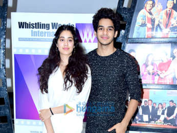 Ishaan Khatter and Janhvi Kapoor snapped at Whistling Woods