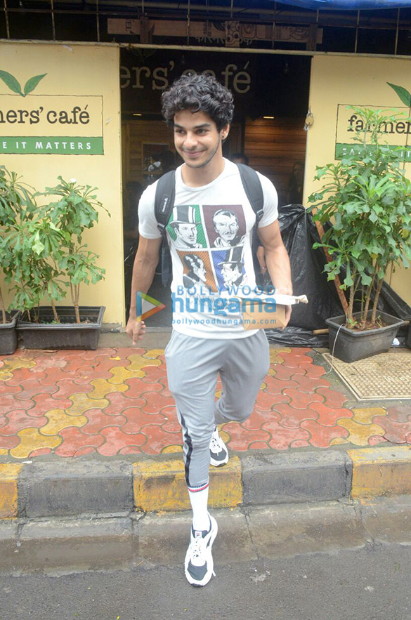 Ishaan Khatter spotted at Farmers’ Cafe in Bandra
