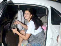 Jacqueline Fernandez snapped at Bombay Adda