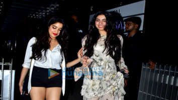 Janhvi Kapoor and Khushi Kapoor spotted after dinner in Bandra