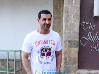 John Abraham and Manoj Bajpayee snapped promoting Satyameva Jayate