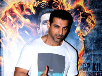 John Abraham snapped at 'Satyamev Jayate' interviews at Sun N Sand hotel in Juhu