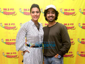Kajol and Riddhi Sen snapped promoting Helicopter Eela at the 98.3 FM Radio Mirchi