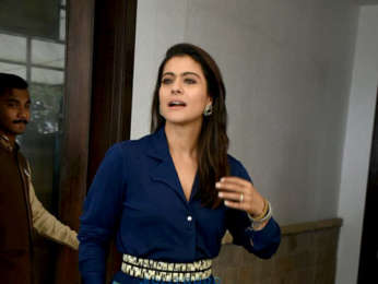 Kajol and Riddhi Sen snapped promoting the film Helicopter Eela