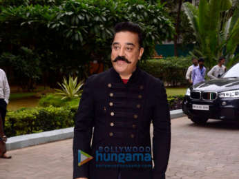 Kamal Haasan snapped promoting his film Vishwaroopam 2 on sets Indian Idol 10