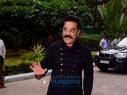 Kamal Haasan snapped promoting his film Vishwaroopam 2 on sets of Indian Idol 10