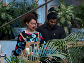 Kangana Ranaut spotted at Bandra for movie shoot ‘Mental Hai Kya’