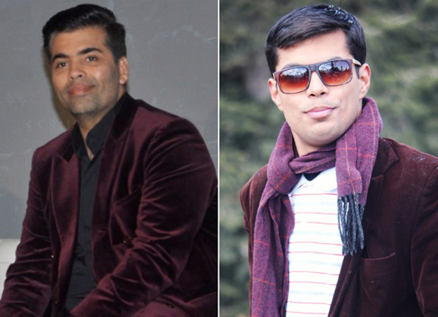 Karan Johar is left speechless after seeing a photo of his doppelganger