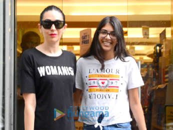 Karisma Kapoor snapped with her daughter at a book store