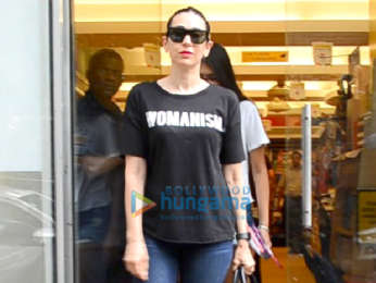Karisma Kapoor snapped with her daughter at a book store
