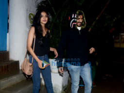Malavika Mohanan and Harshvardhan Kapoor spotted at Olive in Bandra