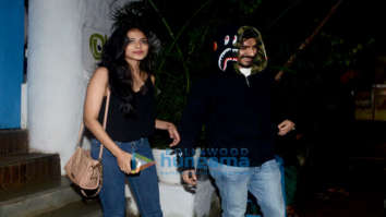 Malavika Mohanan and Harshvardhan Kapoor spotted at Olive in Bandra