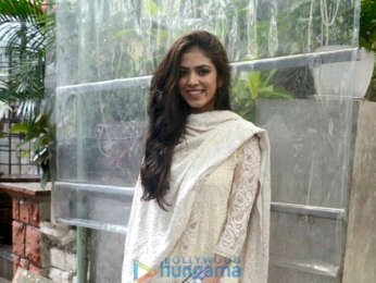Malavika Mohanan snapped at Kitchen Garden in Bandra