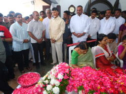 Nandamuri Harikrishna passes away; Baahubali actress Anushka Shetty, Ram Charan Teja attend funeral