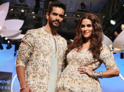 Neha Dhupia & Husband Angad Bedi Sashay the RAMP For Payal Singhal Show at Lakme Fashion Week Day 4