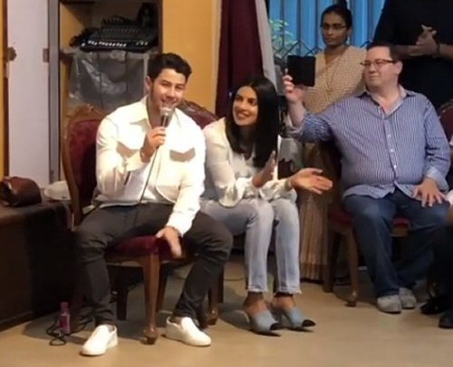 Nick Jonas sings 'Lovebug' for orphanage kids as fiance Priyanka Chopra adorably watches