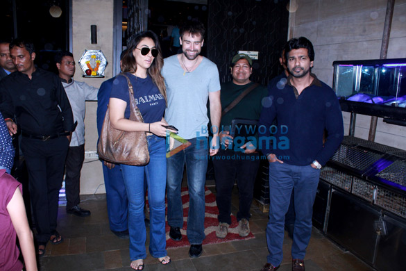 Nikhil Dwivedi and Sean Christopher spotted in Juhu