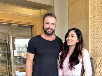 Pooja Chopra snapped with Hollywood actor Tony Schiena