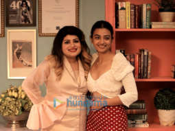 Radhika Apte snapped on the sets of Midnight Misadventures with Mallika Dua