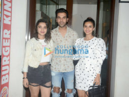 Rajkummar Rao and Patralekha snapped at Bastian in Bandra