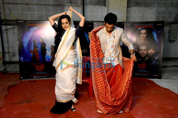 rajkummar rao and shraddha kapoor snapped promoting their film stree 3 2