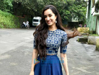 Rajkummar Rao and Shraddha Kapoor snapped promoting their film Stree
