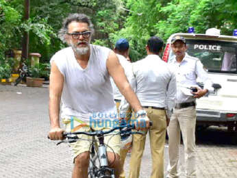 Rakeysh Omprakash Mehra snapped on his Cycle
