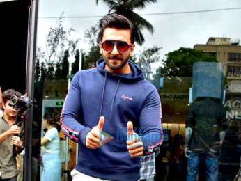 Ranveer Singh snapped at the Jack and Jones store in Bandra