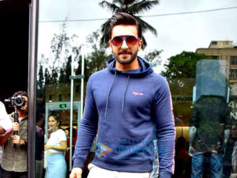 Ranveer Singh snapped at the Jack and Jones store in Bandra