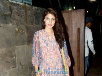 Rhea Chakraborty and Pulkit Samrat snapped at Indigo in Bandra